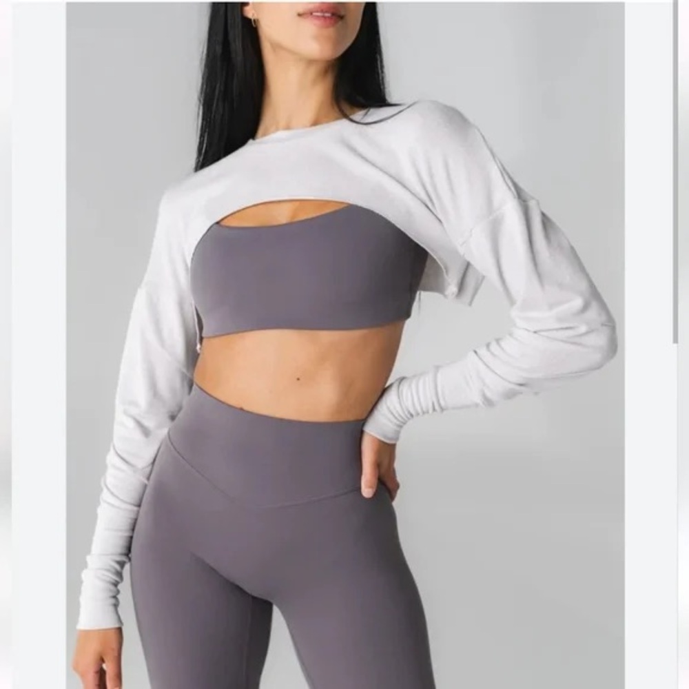 Balance Athletica White Crop Top